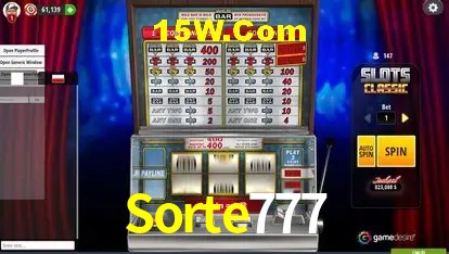 Recursos de Bônus Sorte777